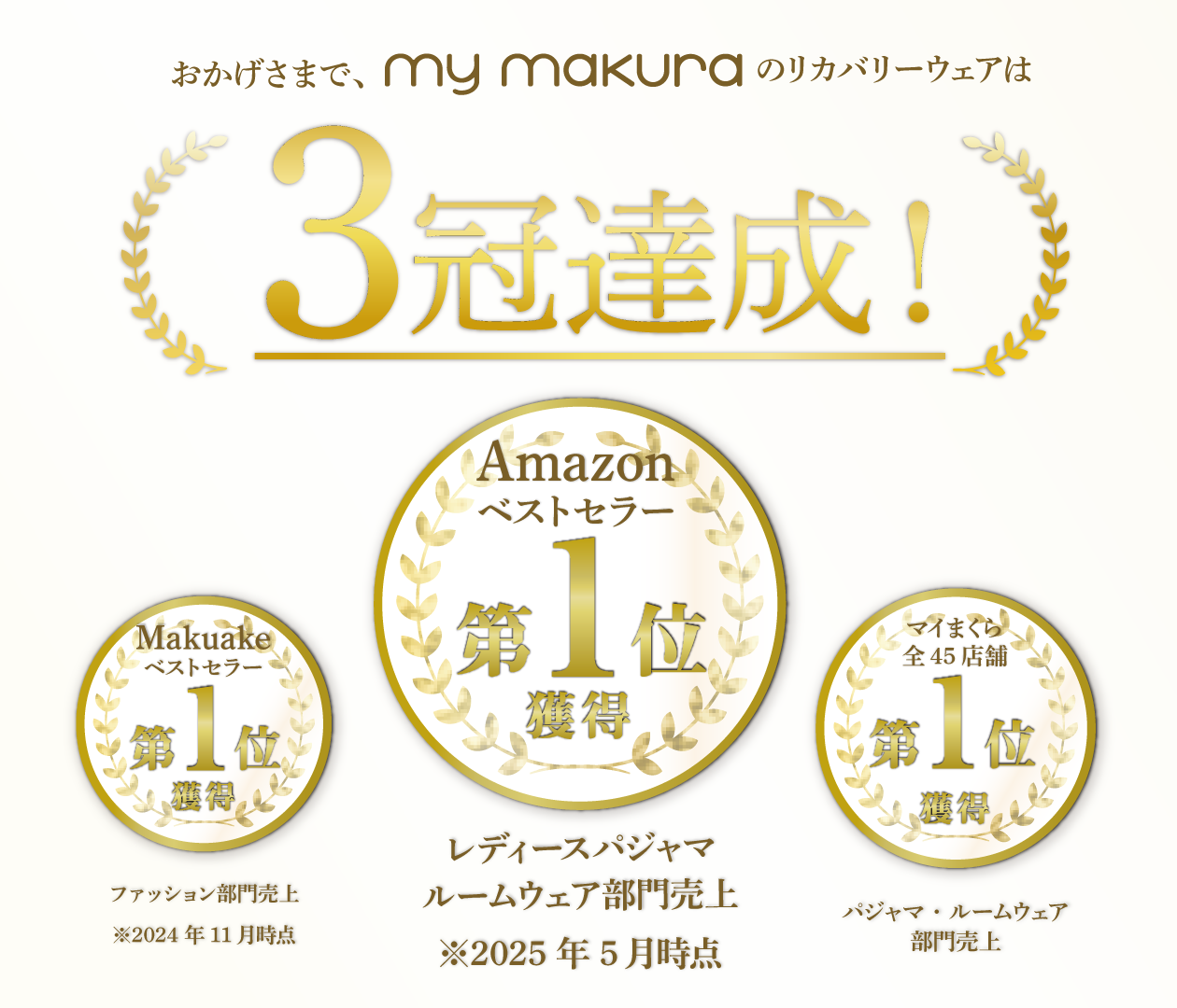 ３冠達成