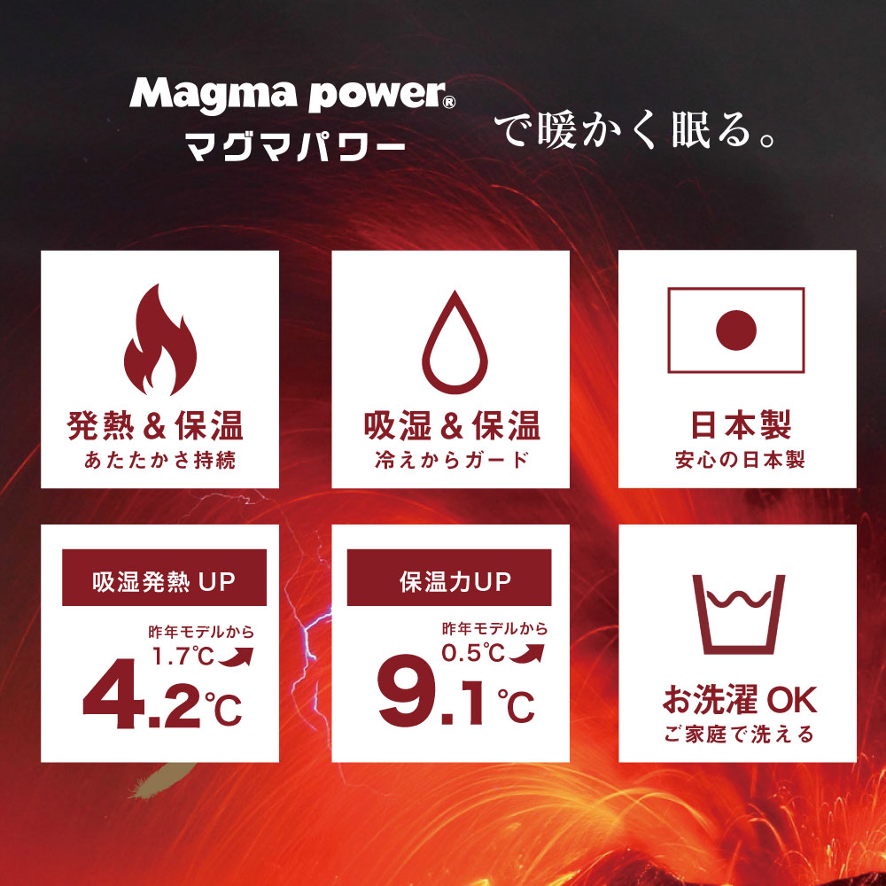 マグマパワーひざかけ