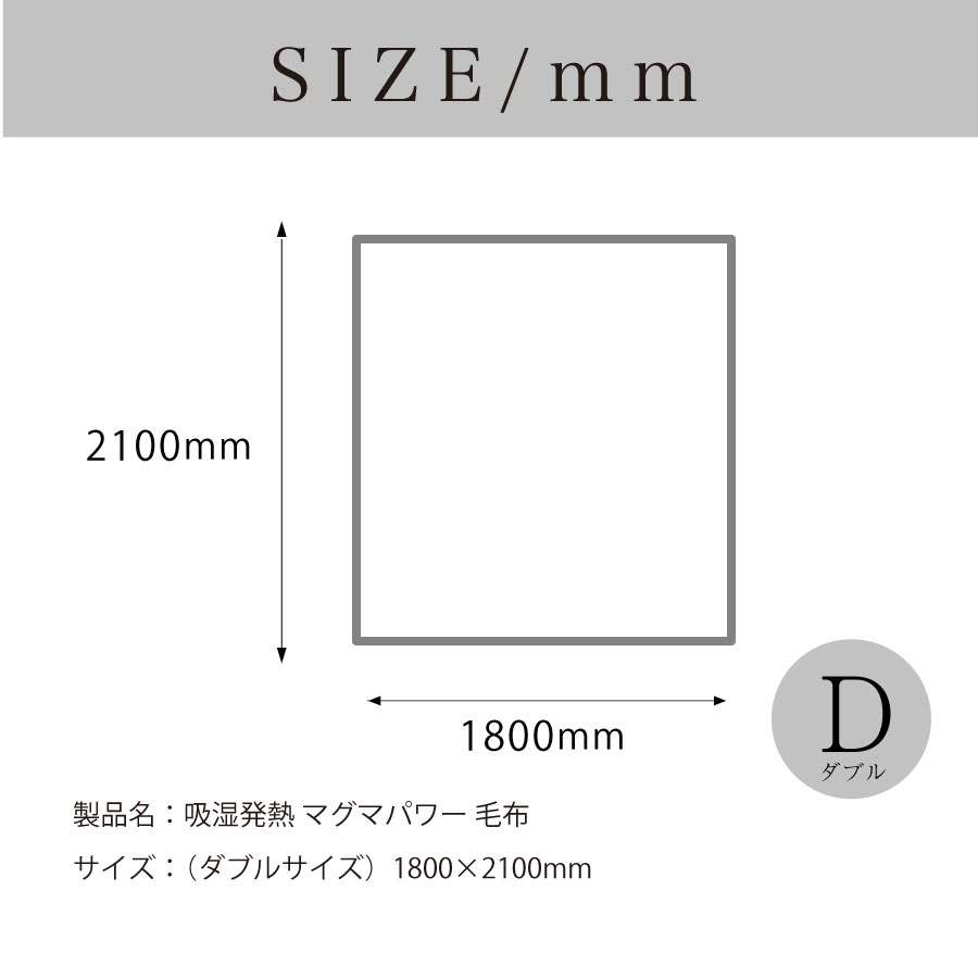 縦210センチメートル、横180センチメートル