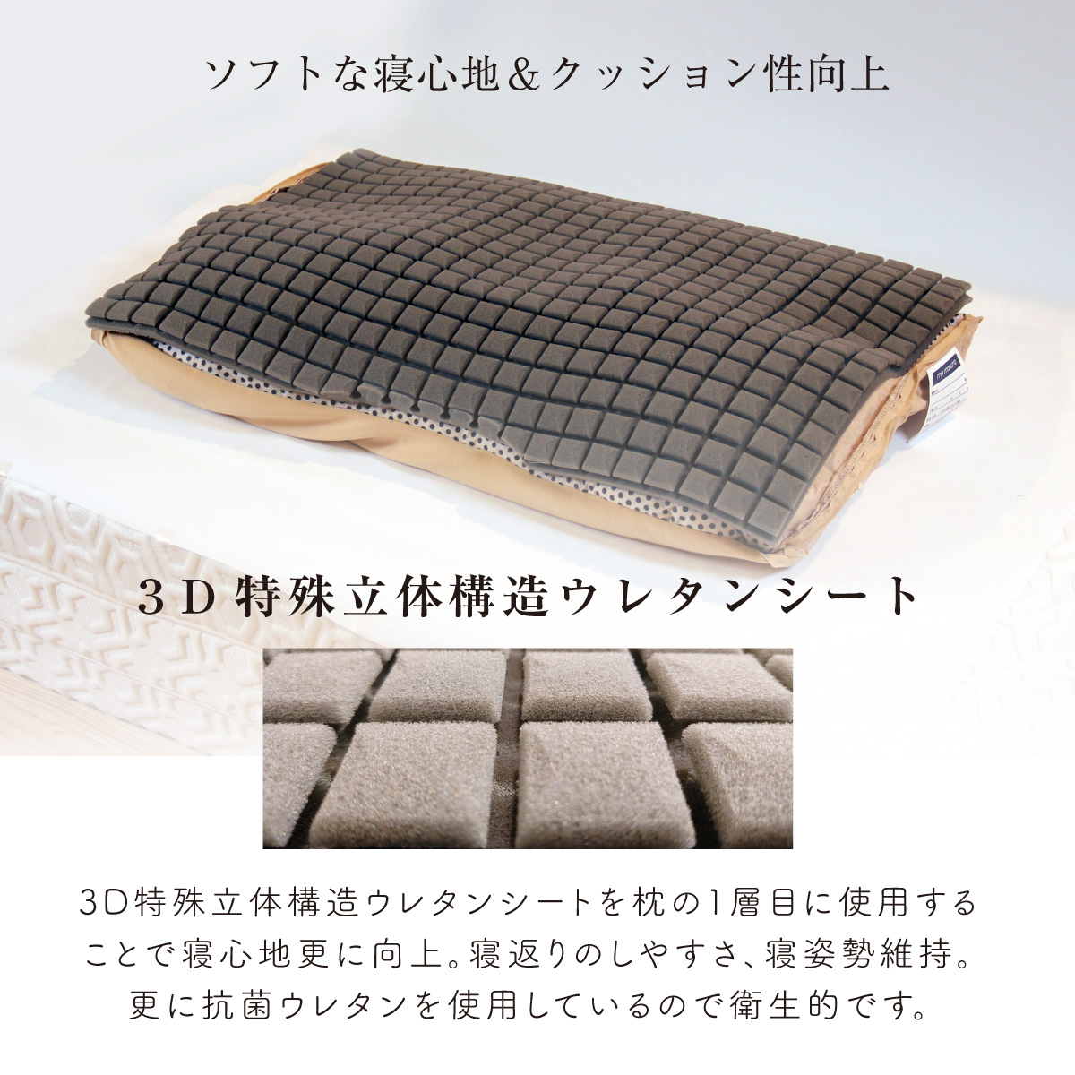 3D特殊立体構造ウレタンシート