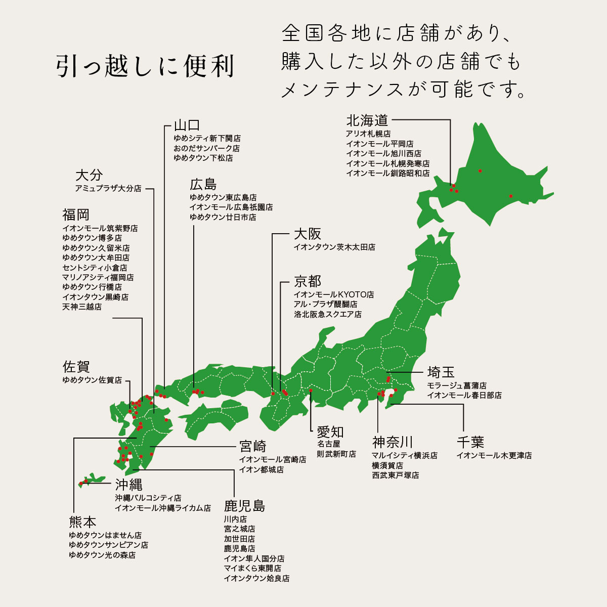 引っ越しに便利